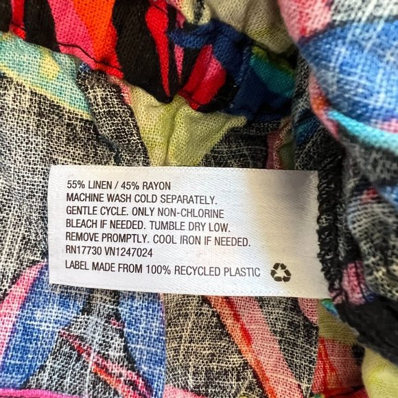 Tabitha Brown Target Womens Crop Top Small Lemon‎ Linen Blend Off Shoulder 14975 - Picture 3 of 8